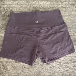 lululemon athletica High-Waisted Bike Shorts - Deep Plum sz 12